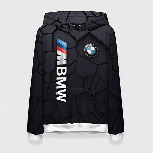 Женская толстовка BMW sport 3D плиты 3Д плиты / 3D-Белый – фото 1