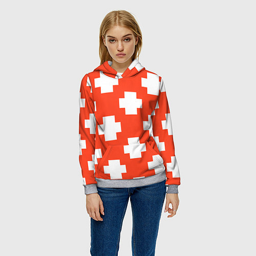 Женская толстовка Toca Life: Live / 3D-Меланж – фото 3