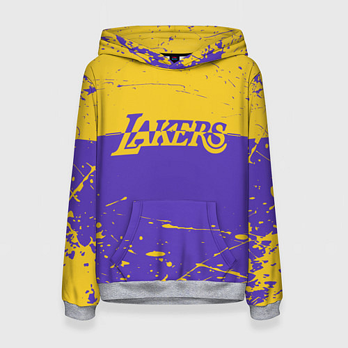 Женская толстовка Kobe Bryant - Los Angeles Lakers - NBA / 3D-Меланж – фото 1