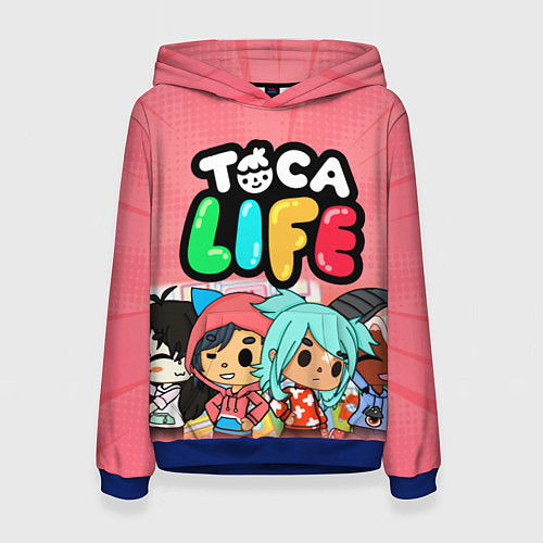 Женская толстовка Toca Life / 3D-Синий – фото 1