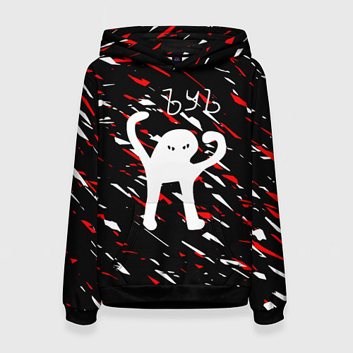 Женская толстовка ЪУЪ СЪУКА, / 3D-Черный – фото 1