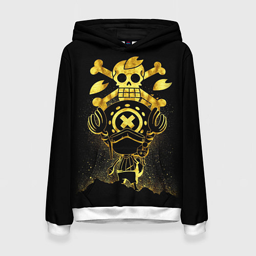 Женская толстовка ONE PIECE ВАН ПИС GOLDEN / 3D-Белый – фото 1