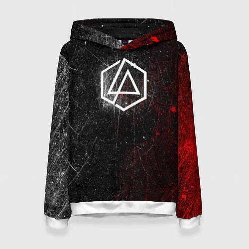 Женская толстовка Linkin Park Logo Линкин Парк / 3D-Белый – фото 1