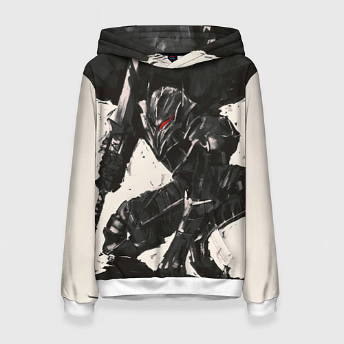 Женская толстовка BERSERK ILLUSTRATION БЕРСЕРК / 3D-Белый – фото 1
