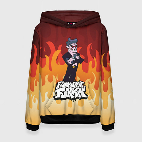 Женская толстовка Дорогой Папочка Friday Night Funkin / 3D-Черный – фото 1