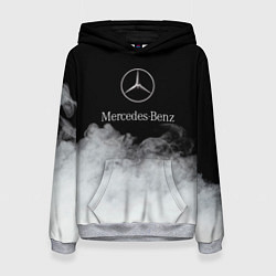Толстовка-худи женская Mercedes-Benz Облака, цвет: 3D-меланж