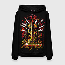 Толстовка-худи женская Anthrax - For All Kings, цвет: 3D-черный
