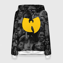 Толстовка-худи женская WU-TANG CLAN ЛЕГЕНДЫ РЕПА, цвет: 3D-белый