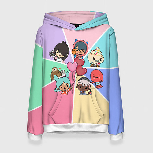 Женская толстовка TOCA BOCA WORLD HEROES ТОКА БОКА / 3D-Белый – фото 1