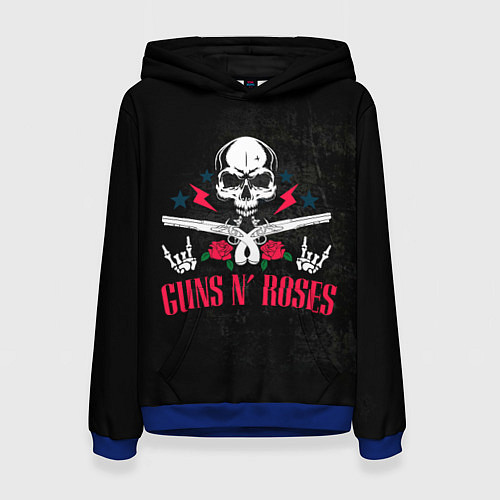 Женская толстовка Rock from the jungle / 3D-Синий – фото 1