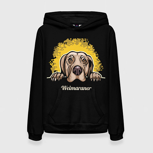 Женская толстовка Веймаранер Weimaraner / 3D-Черный – фото 1