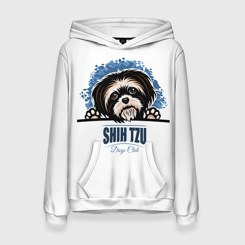 Женская толстовка Ши-Тцу Shih-Tzu / 3D-Белый – фото 1