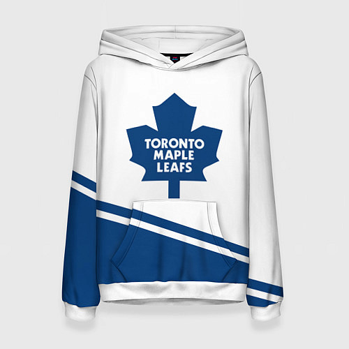 Женская толстовка Toronto Maple Leafs Торонто Мейпл Лифс / 3D-Белый – фото 1