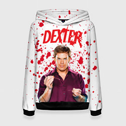 Толстовка-худи женская Декстер Dexter, цвет: 3D-черный