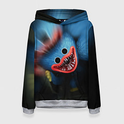 Толстовка-худи женская ХАГИ ВАГИ, Я ТЕБЯ ПОЙМАЛ, цвет: 3D-меланж