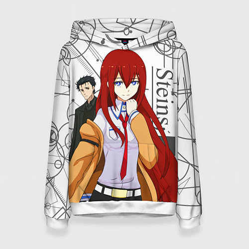 Женская толстовка Врата Штейна SteinsGate / 3D-Белый – фото 1