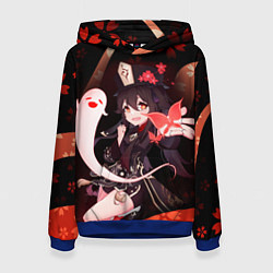 Толстовка-худи женская УЛЬТ ХУ ТАО HU TAO, цвет: 3D-синий