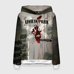 Толстовка-худи женская Hybrid Theory Live Around The World - Linkin Park, цвет: 3D-белый