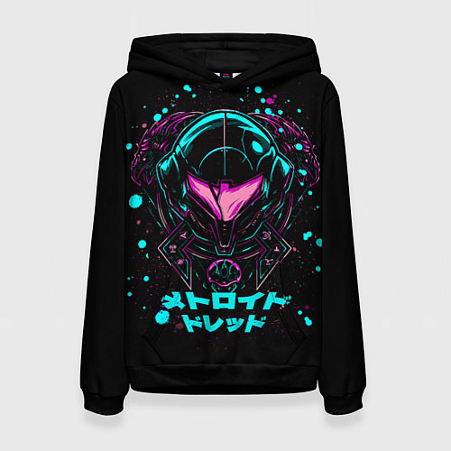 Женская толстовка Metroid Dread Метроид / 3D-Черный – фото 1