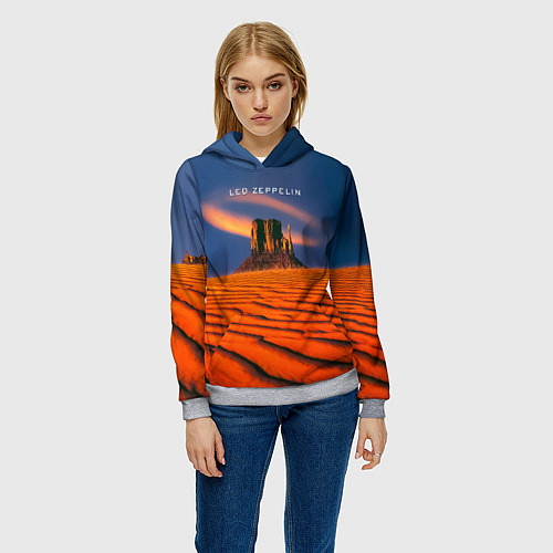 Женская толстовка Led Zeppelin коллекционное / 3D-Меланж – фото 3