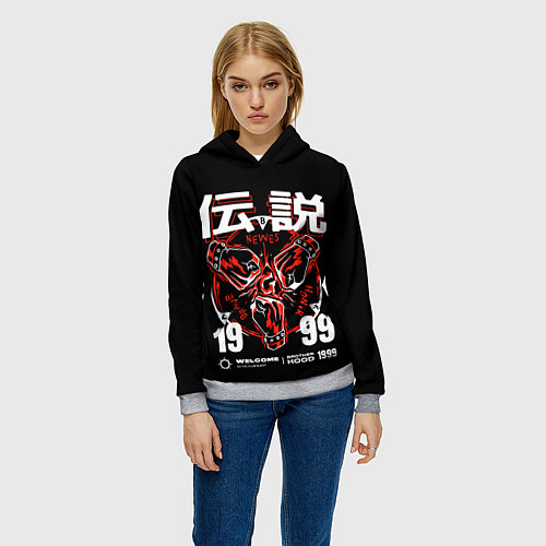 Женская толстовка BROTHERHOOD 1999 GACHIMUCHI / 3D-Меланж – фото 3