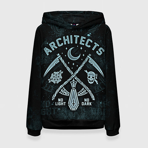 Женская толстовка Architects, Alpha Omega / 3D-Черный – фото 1