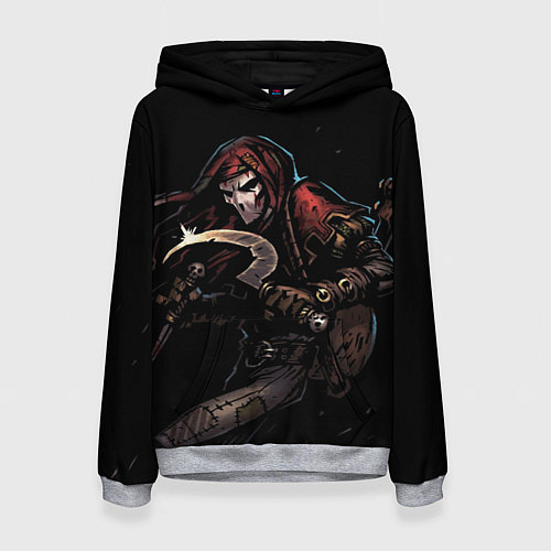 Женская толстовка The Grim Buffoon / 3D-Меланж – фото 1