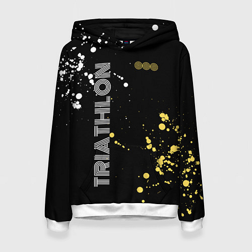 Женская толстовка Triathlon Триатлон / 3D-Белый – фото 1