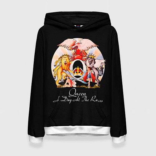 Женская толстовка A Day at the Races - Queen / 3D-Белый – фото 1