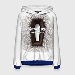Толстовка-худи женская Death Magnetic - Metallica, цвет: 3D-синий