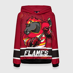 Женская толстовка Калгари Флэймз, Calgary Flames