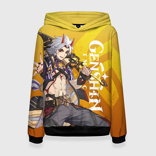 Женская толстовка ARATAKI ITTO GEO / 3D-Черный – фото 1