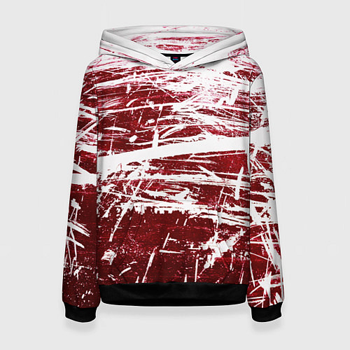 Женская толстовка CRAZY RED / 3D-Черный – фото 1