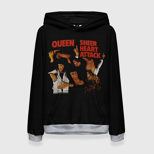 Женская толстовка Sheer Heart Attack - Queen / 3D-Меланж – фото 1