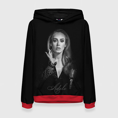 Женская толстовка Adele Icon / 3D-Красный – фото 1