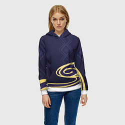 Толстовка-худи женская КОСТЮМ КАМИСАТО АЯКИ, цвет: 3D-белый — фото 2