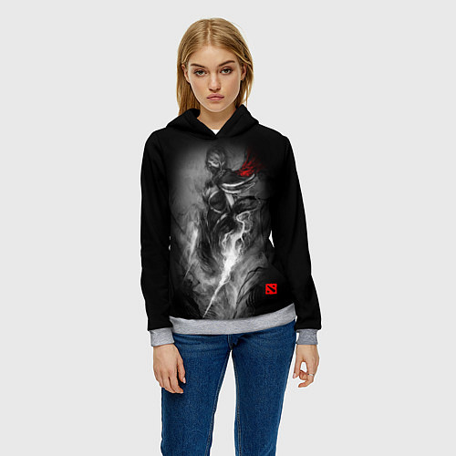 Женская толстовка DOTA 2 ДОТА 2 ТЕНЬ / 3D-Меланж – фото 3