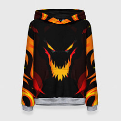 Женская толстовка DOTA 2 SHADOW FIEND ТЕНЬ ОГОНЬ