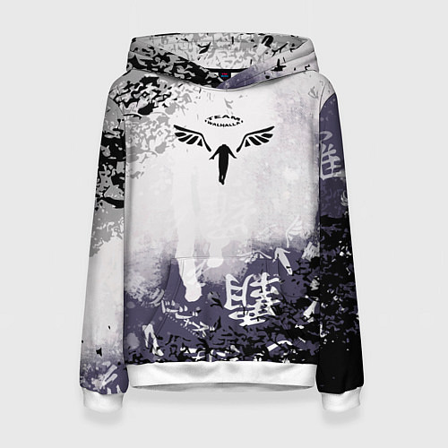 Женская толстовка Токийские мстители - Подтёки красок / 3D-Белый – фото 1