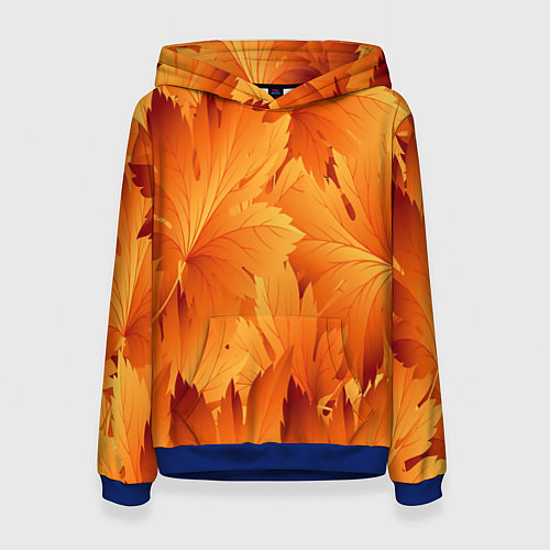 Женская толстовка Кленовая сладость / 3D-Синий – фото 1