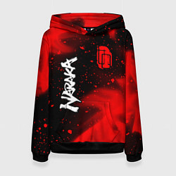 Толстовка-худи женская НАРАКА БЛЕЙД ПОИНТ Пламя, цвет: 3D-черный