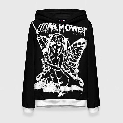 Женская толстовка Drain Power / 3D-Белый – фото 1