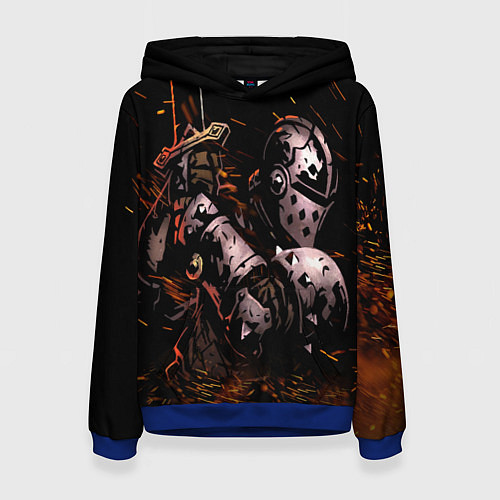 Женская толстовка Darkest Dungeon Fish and Bones / 3D-Синий – фото 1