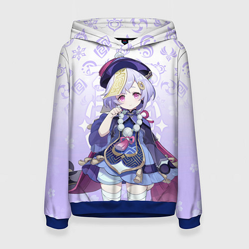 Женская толстовка QIQI КИКИ ГЕНШИН ИМПАКТ ГЕРОИНЯ / 3D-Синий – фото 1