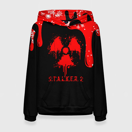 Женская толстовка НОВОГОДНИЙ S T A L K E R 2 / 3D-Черный – фото 1