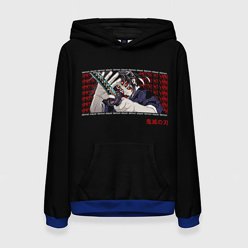 Женская толстовка Demon Slayer manga / 3D-Синий – фото 1