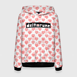 Женская толстовка DELTARUNE PATTERN LOGO