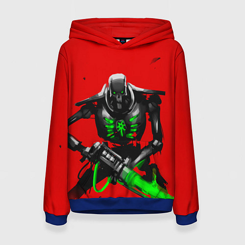 Женская толстовка Воин некрона / 3D-Синий – фото 1