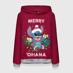 Толстовка-худи женская Merry ohana, цвет: 3D-меланж