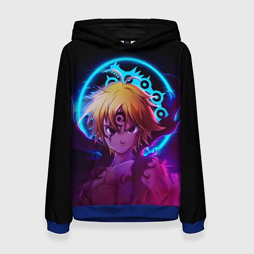 Женская толстовка MELIODAS 7 DAEDLY SINS МЕЛИОДАС / 3D-Синий – фото 1